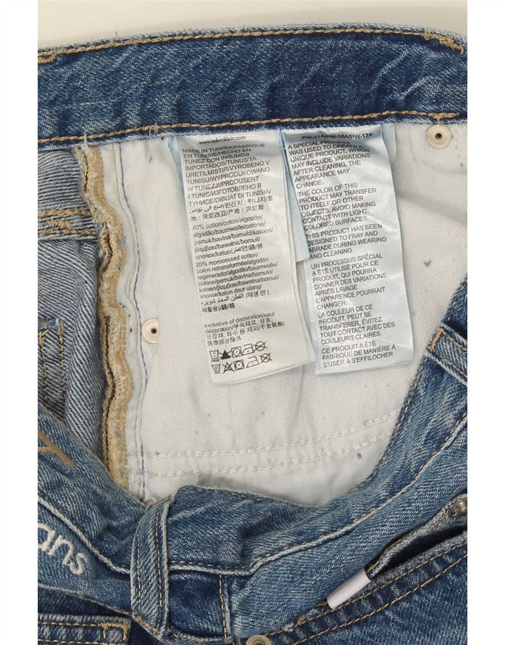Calvin Klein ženske kratke hlače od trapera, W29 srednje plavi pamuk
