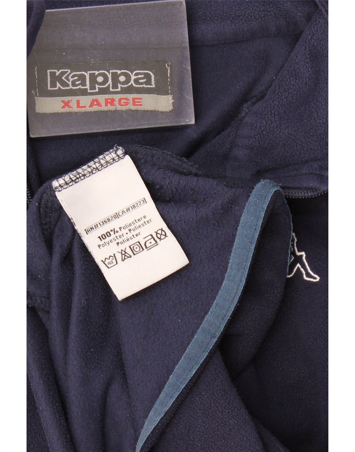 KAPPA muška jakna od flisa UK 42 XL tamnoplavi poliester