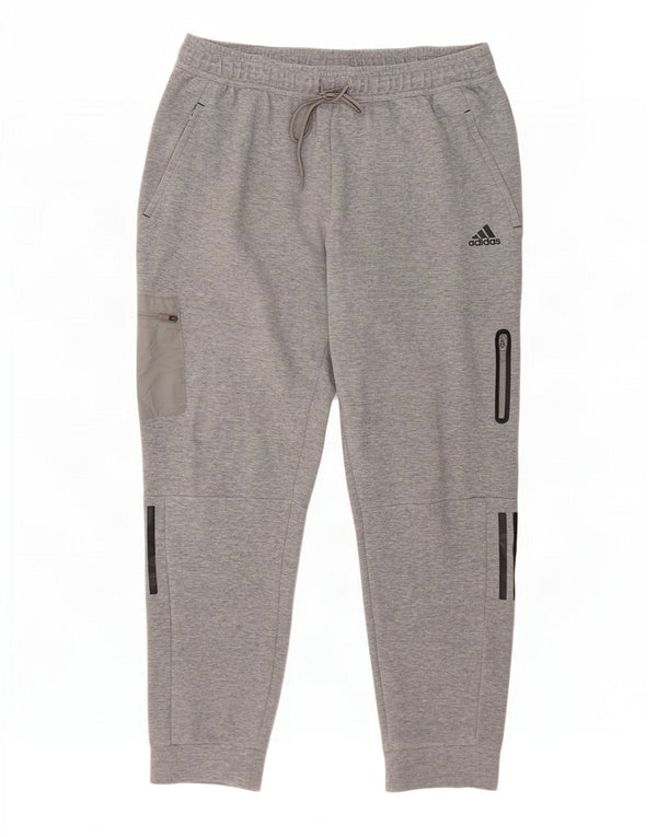 Adidas muška kargo trenirka hlače Joggers Large Grey Flecked Cotton