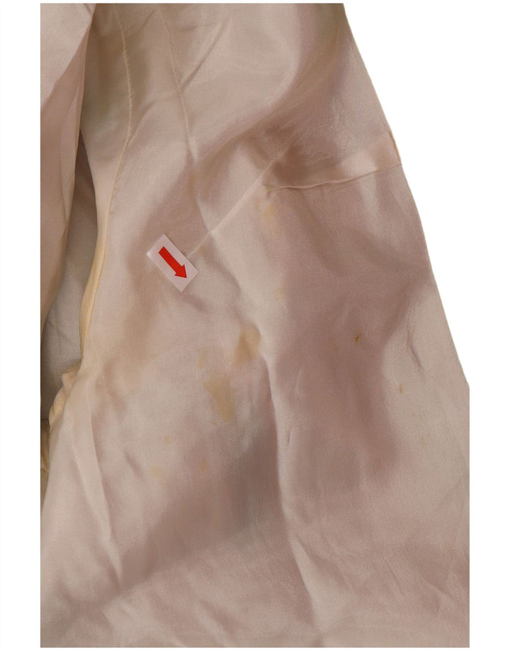 VINTAGE Ženska dugačka jakna sako s apstraktnim uzorkom EU 42 velika zelena