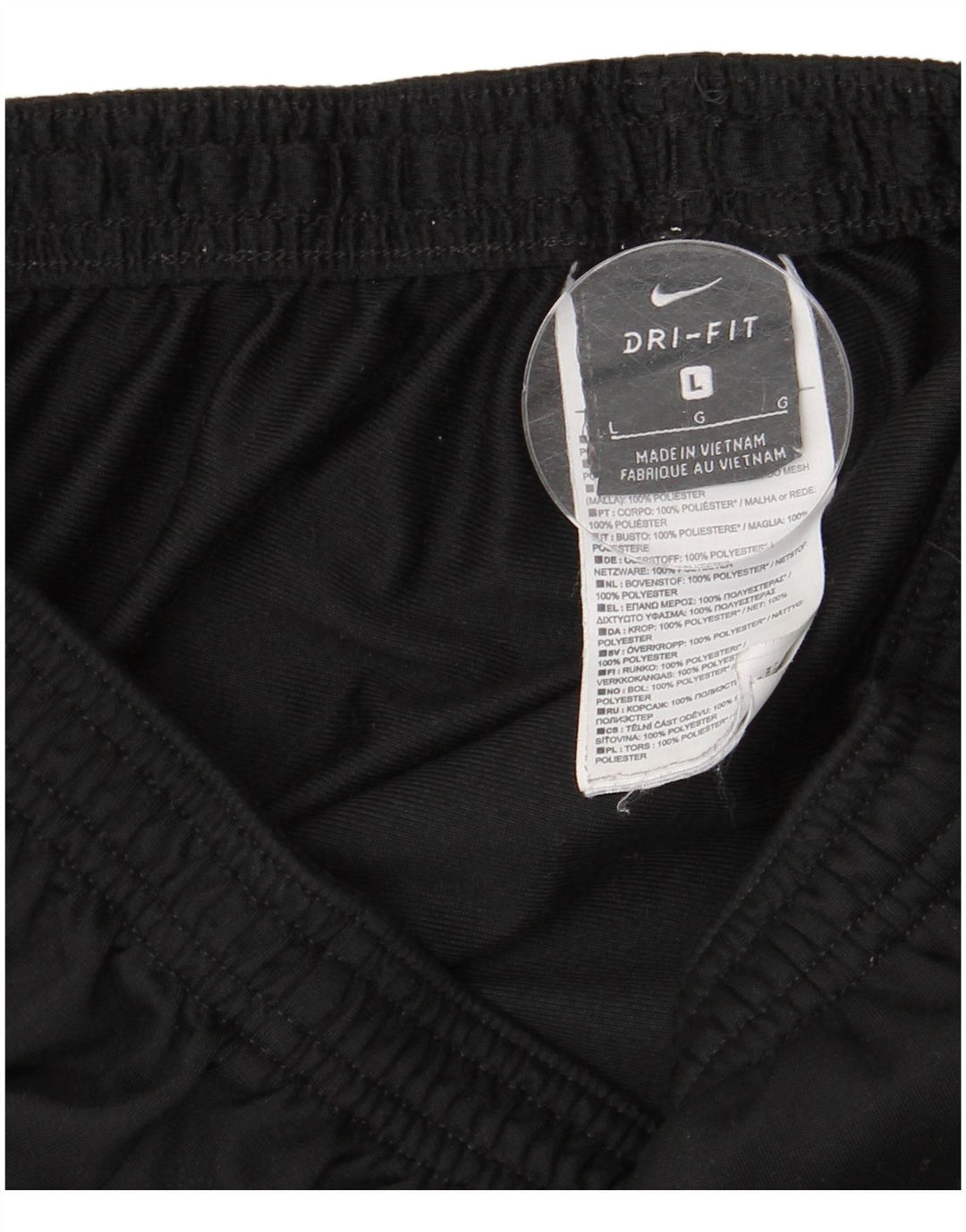 NIKE muške Dri Fit hlače za trenirku, velike crne poliesterske hlače