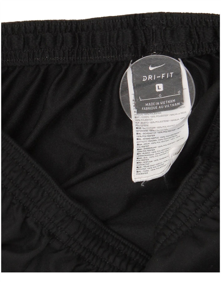 NIKE muške Dri Fit hlače za trenirku, velike crne poliesterske hlače