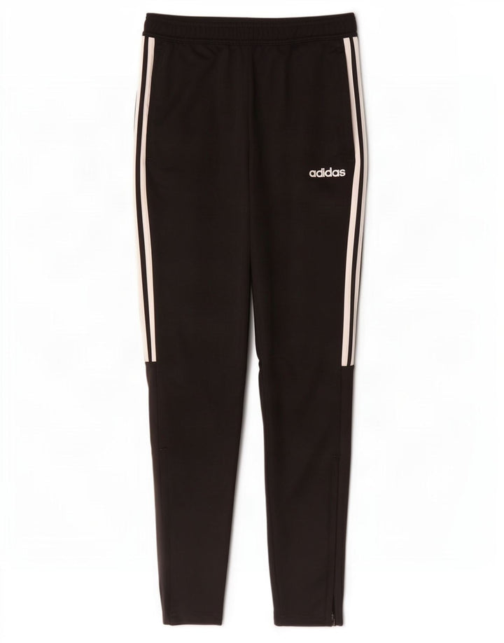 Adidas muške Aeroready hlače za trenirku Male crne poliesterske hlače