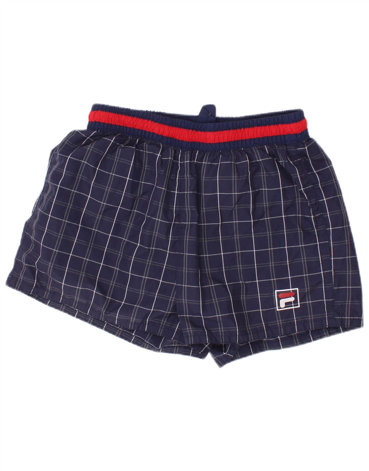 Fila Boys kratke hlače za plivanje 7-8 godina tamnoplave karirane