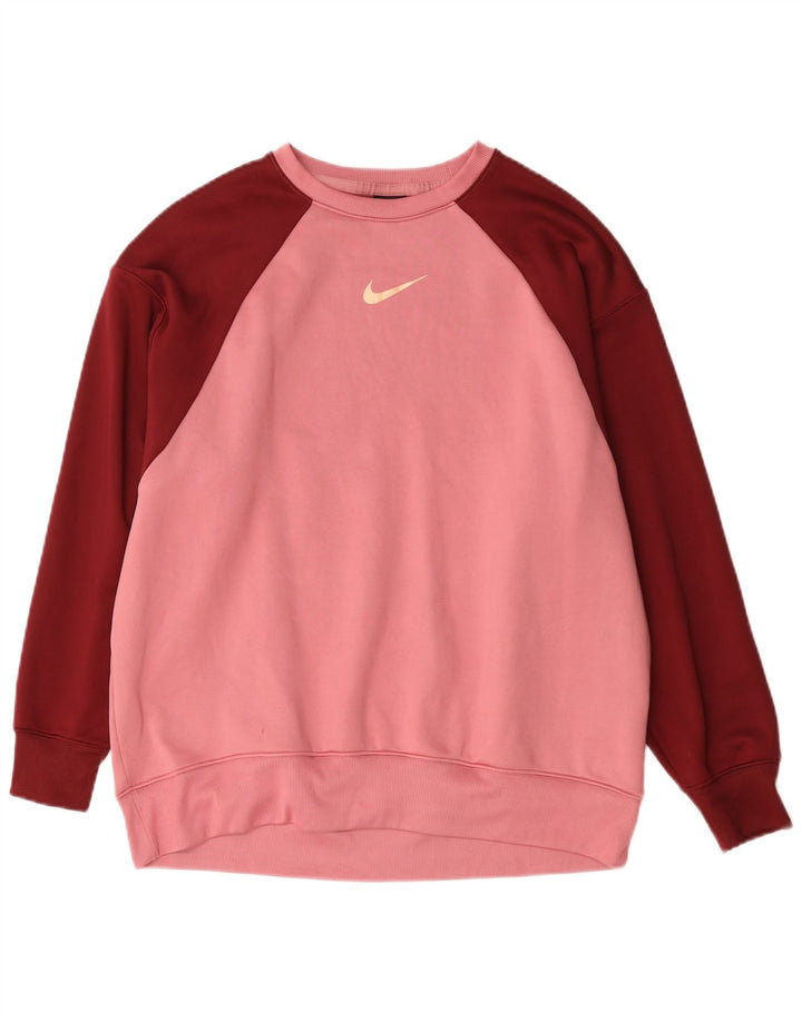 Nike muški džemper srednje ružičaste boje, pamuk