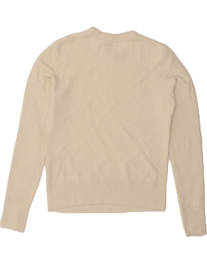 CONVERSE Womens Sweatshirt Jumper UK 6 XS White Cotton Vintage Converse and Second-Hand Converse from Messina Hembry 