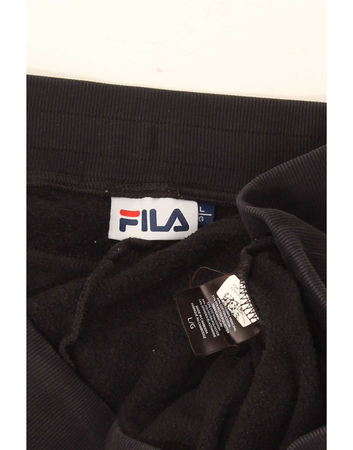 Fila Muška trenirka Hlače Joggers Large Black Pamuk