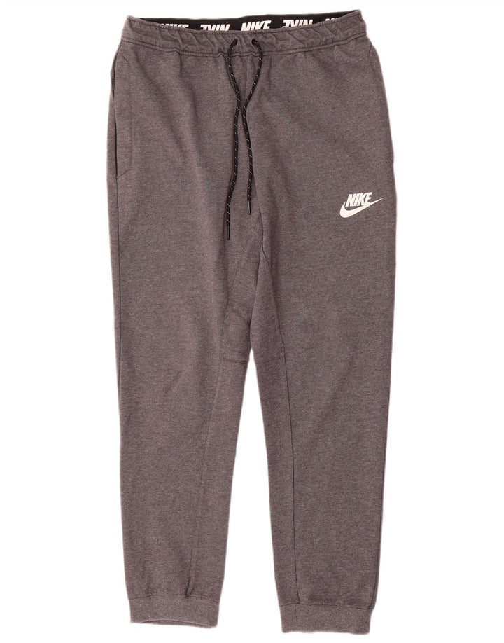 Nike muške trenirke Hlače Joggers srednje sivi flekasti pamuk