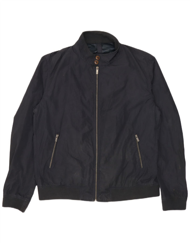 Muška bomber jakna Massimo Dutti UK 44 2XL tamnoplavi poliester