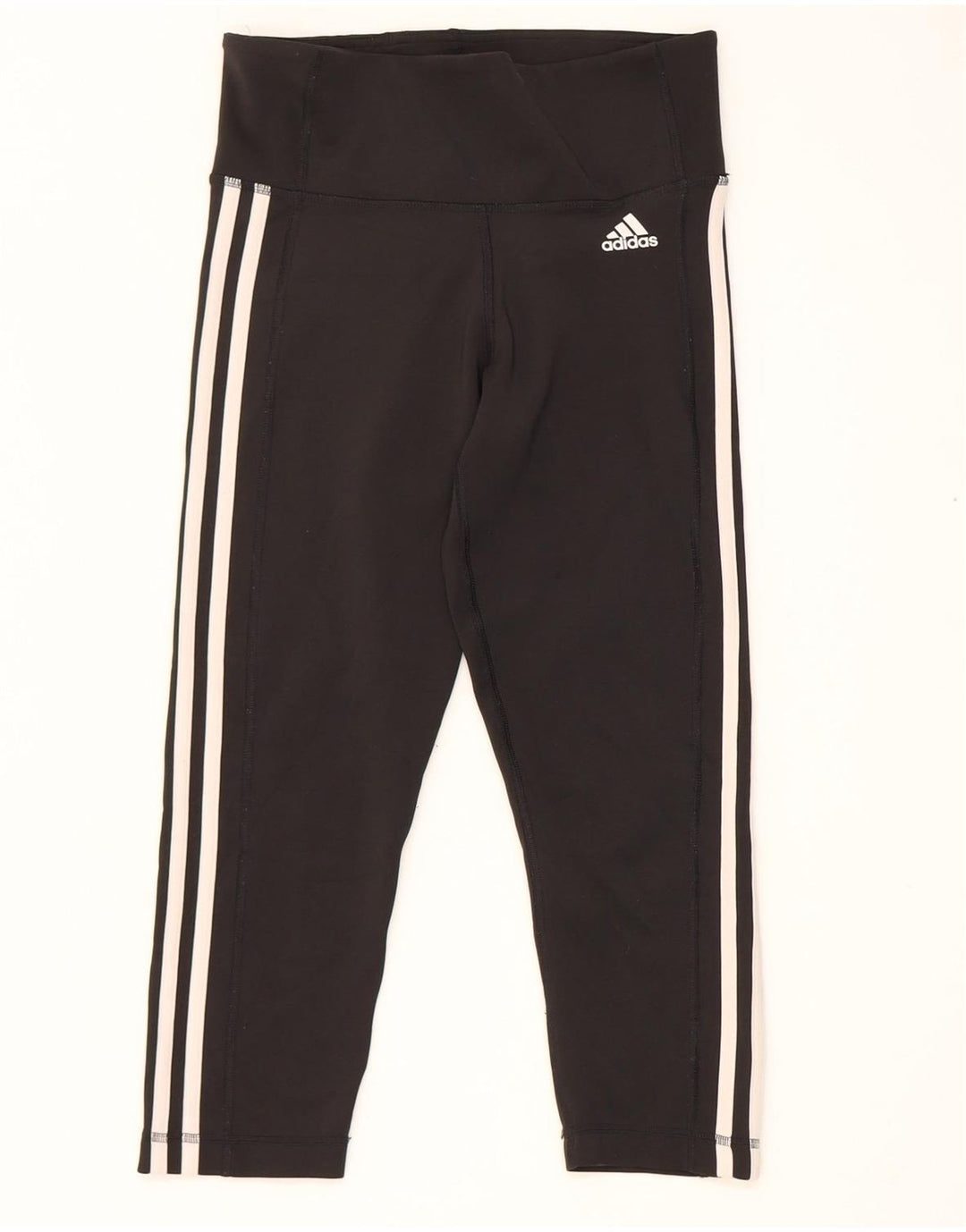 Adidas ženske Climalite Capri tajice UK 8/10 male crne poliesterske