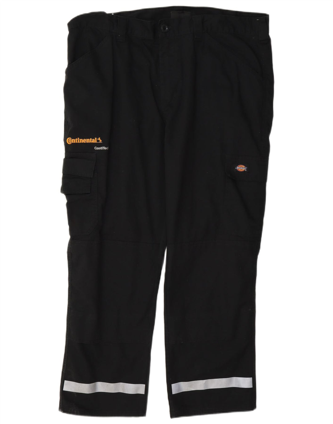 Dickies muške ravne kargo hlače W40 L28 crni poliester u boji