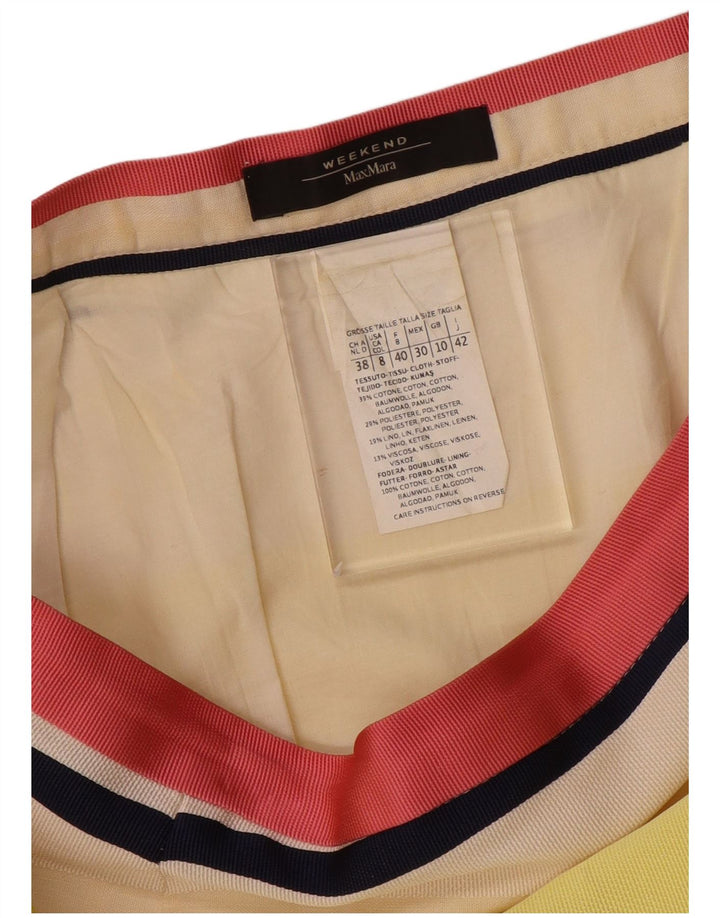 MAX MARA ženska vikend pencil suknja UK 10 mala W28 višebojna