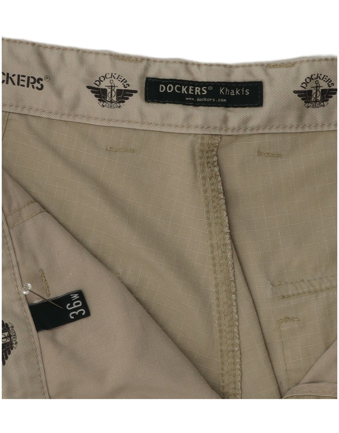 Dockers ženske kargo hlače kaki boje W36 velike kaki boje