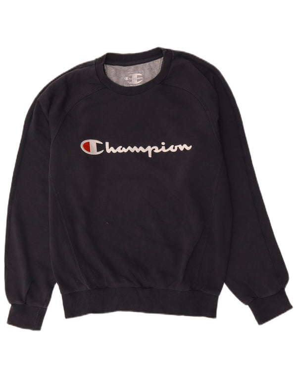 Champion Boys Graphic Sweatshirt Džemper 13-14 godina tamnoplavi pamuk