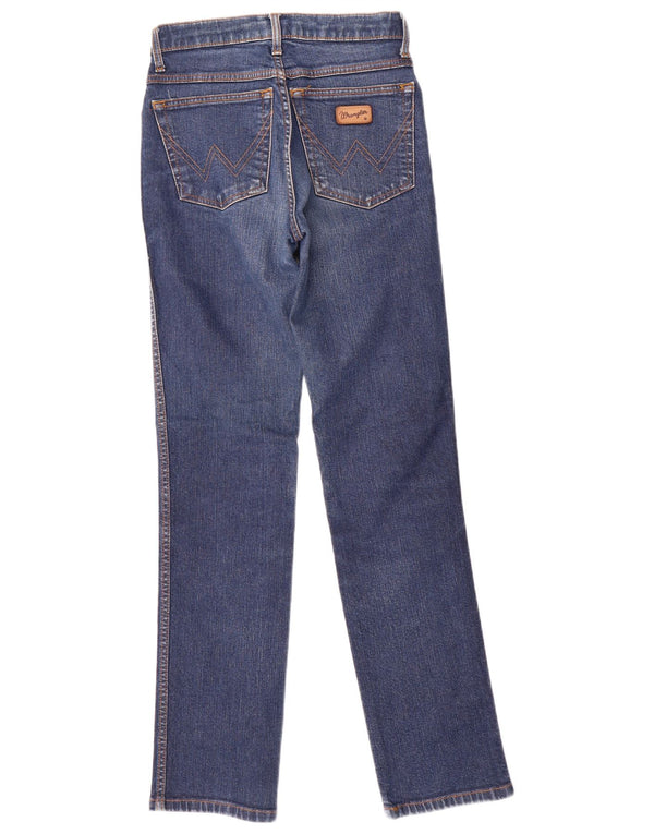 Wrangler ženske ravne traperice ROXANNE W24 L30 plavi pamuk