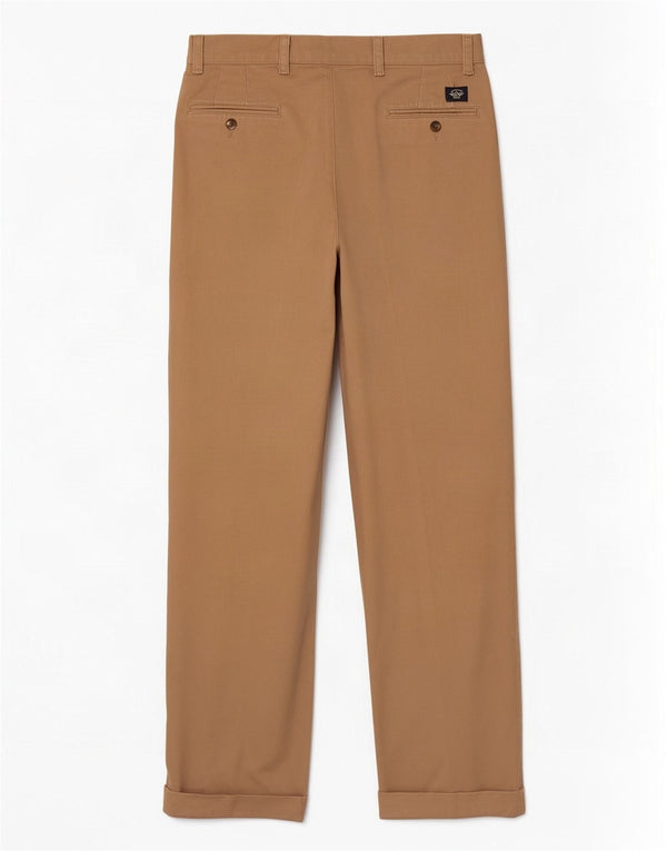 Dockers muške kaki chino hlače s štipaljkama W34 L30 bež