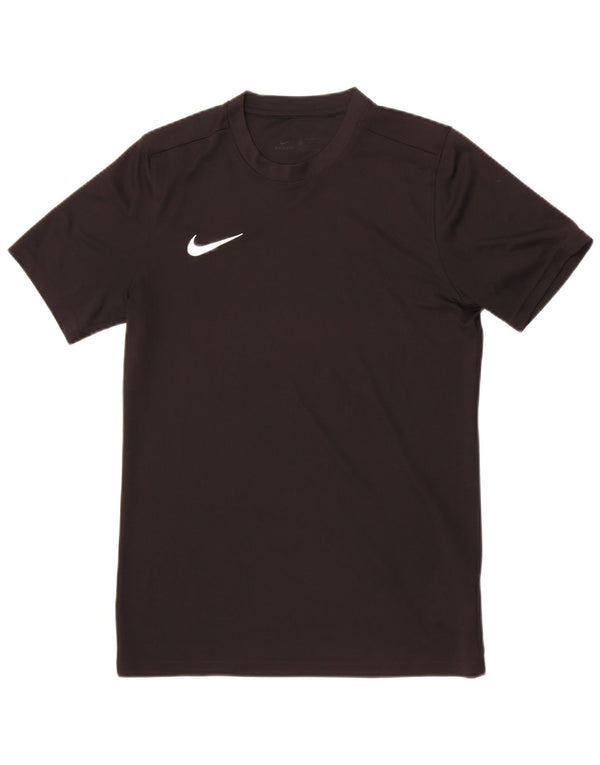 Nike Mens Dri Fit T-Shirt Top Medium Black Polyester