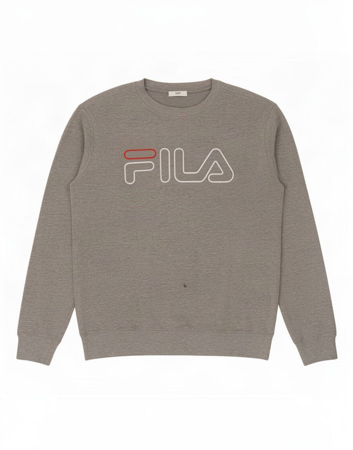Fila muška trenirka s grafičkim motivima srednje sivi pamuk