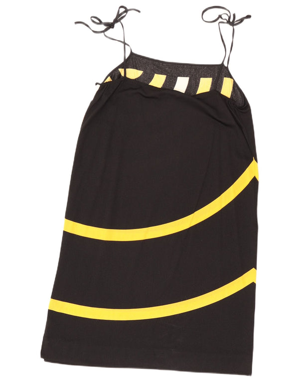 Triumph ženska slip haljina EU 44 XL crni prugasti poliamid