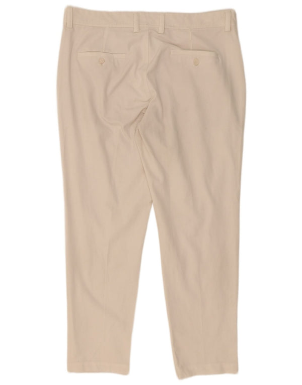 Zara muške uske chino hlače EU 44 velike W34 L30 bijeli poliester