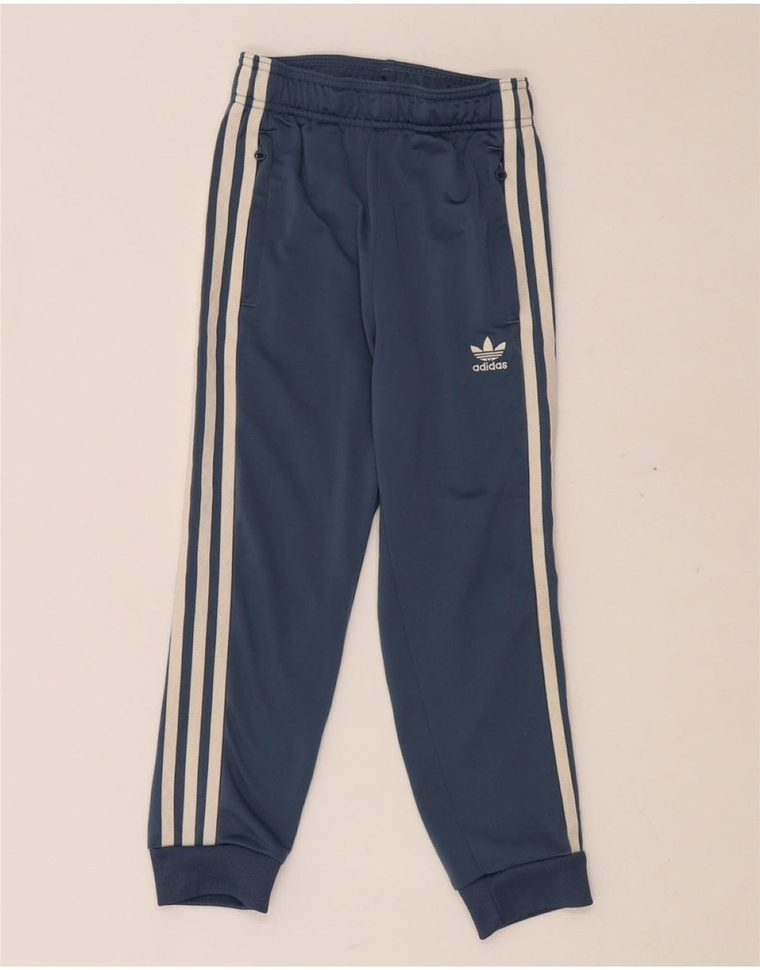 ADIDAS Trenirka za dječake Hlače za trčanje 6-7 godina plavi poliester