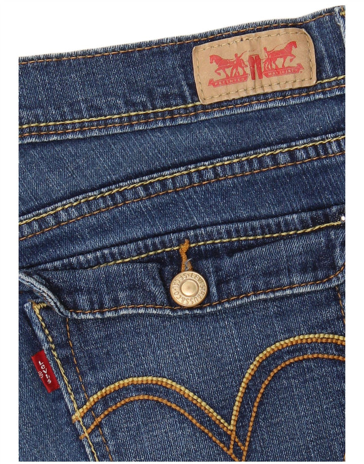 Levi's ženske 524 super niske uske traperice W32 L31 plave