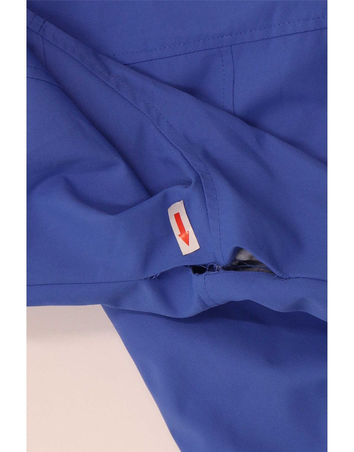Crew Clothing Ženska kišna jakna s kapuljačom UK 16 veliki plavi poliester
