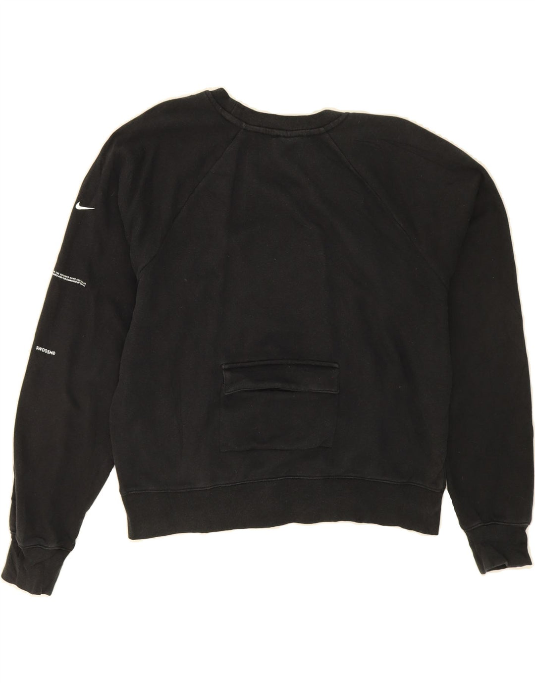 NIKE Womens Sweatshirt Jumper UK 16 Large Black Cotton Vintage Nike and Second-Hand Nike from Messina Hembry 