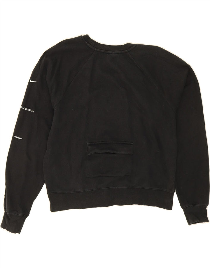 NIKE Womens Sweatshirt Jumper UK 16 Large Black Cotton Vintage Nike and Second-Hand Nike from Messina Hembry 