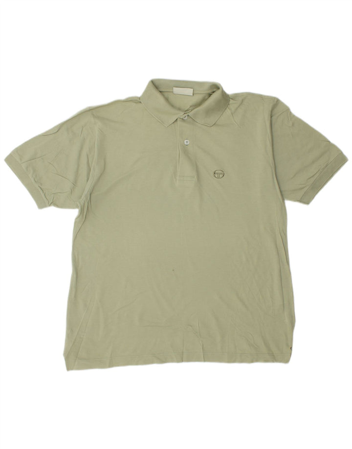 Sergio Tacchini muška polo majica IT 48 Srednje zeleni pamuk