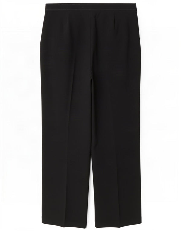 Marks & Spencer ženske široke ležerne hlače UK 14 Large W34 L30 crne