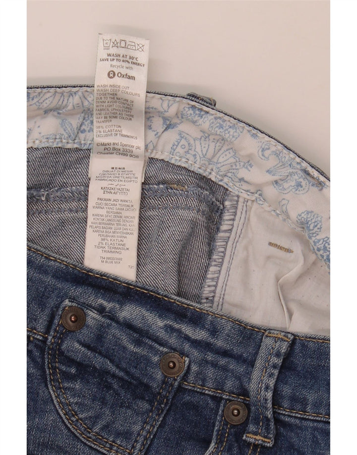 Marks & Spencer muške traper kratke hlače UK 12 srednje W32 plavi pamuk