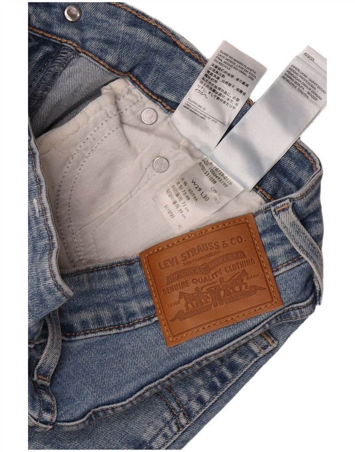 Levi's ženske 725 traperice visokog rasta W29 L27 plavi pamuk