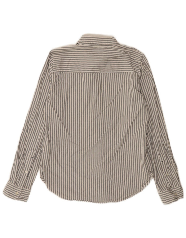 Abercrombie & Fitch ženska košulja UK 14 pamuk srednje sive pruge