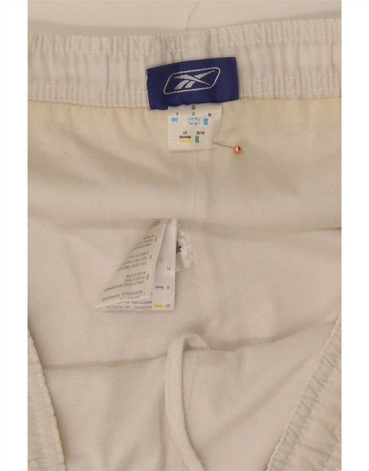 Reebok muške kratke sportske kratke hlače bermuda male bijele boje od poliestera