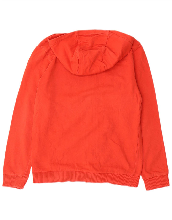 NAPAPIJRI pulover s kapuljačom s patentnim zatvaračem za dječake 13-14 godina, crveni pamuk