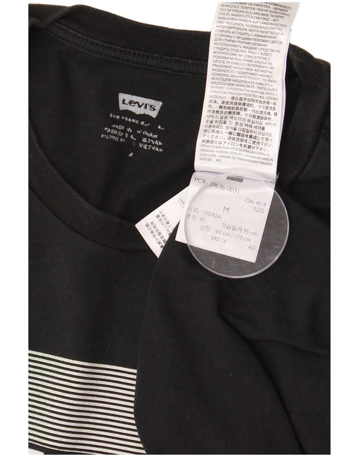 Levi's muška majica kratkih rukava srednje veličine, crni pamuk