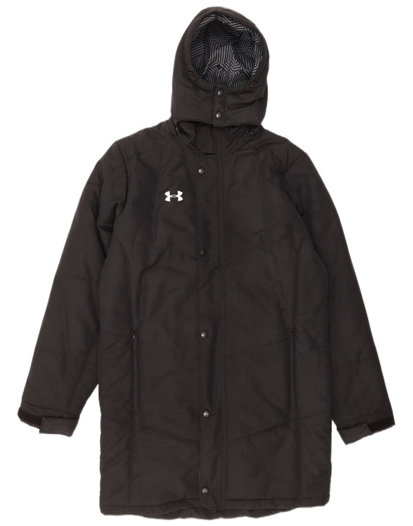 Under Armour muški podstavljeni kaput s kapuljačom Cold Gear UK 38 srednji crni poliester