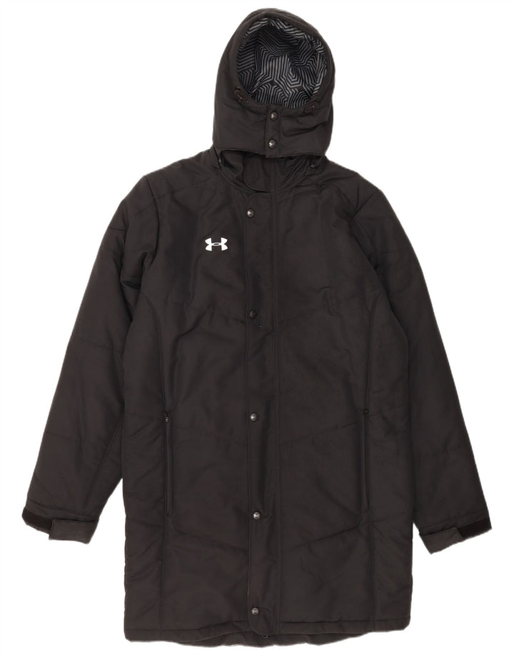 Under Armour muški podstavljeni kaput s kapuljačom Cold Gear UK 38 srednji crni poliester