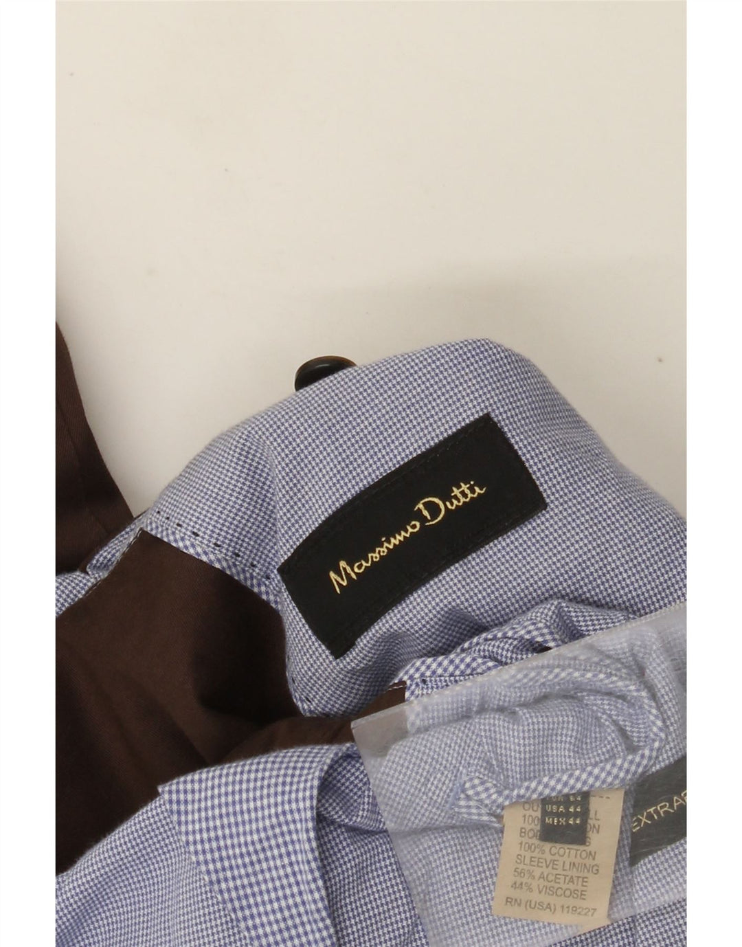 Massimo Dutti muška jakna s 2 gumba EU 54 XL smeđi pamuk