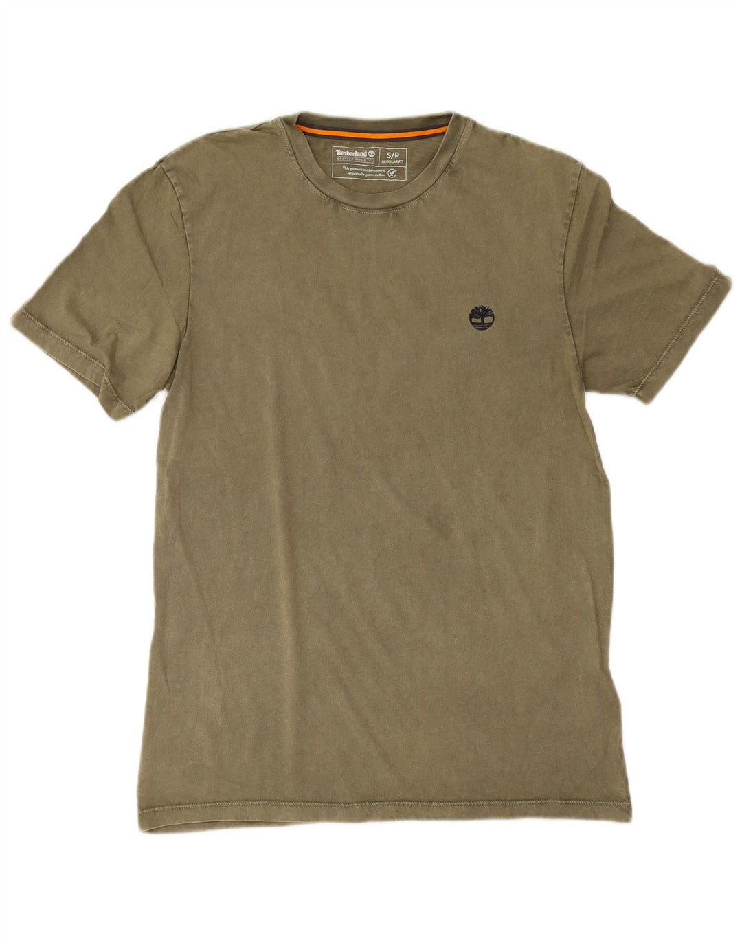 Timberland muška majica kratkih rukava Regular Fit, mali, kaki pamuk