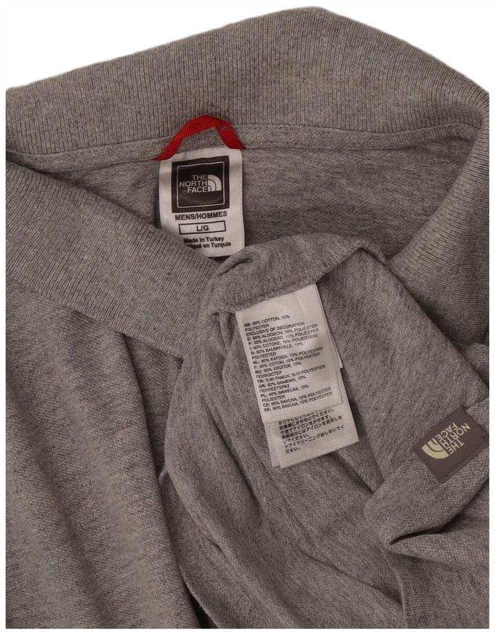 The North Face muška polo majica veliki sivi pamuk