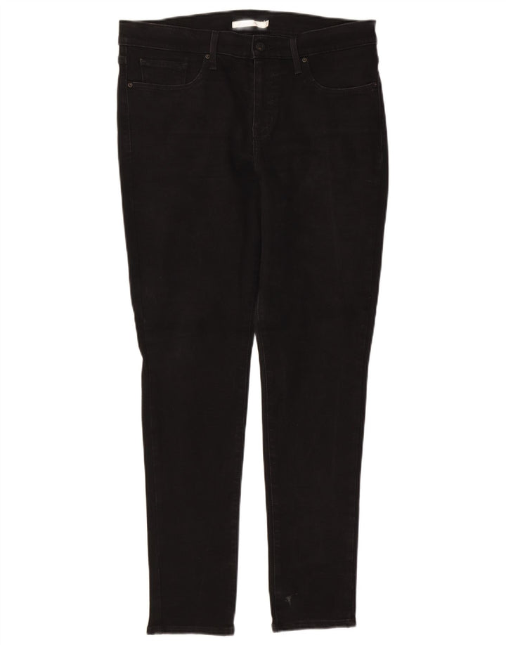 LEVI'S ženske 311 uske traperice W31 L30 crni pamuk