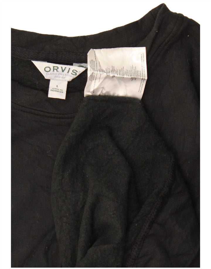 Ženska majica Orvis UK 16 Large Black Modal