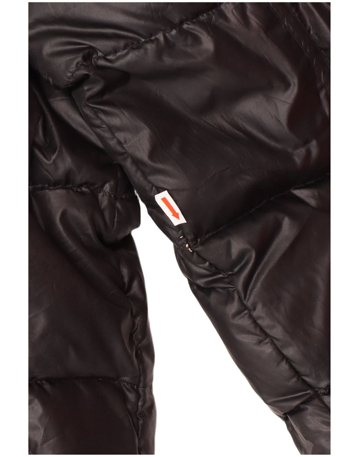 DOLOMITE Muška grafička podstavljena jakna s kapuljačom UK 38 srednji crni poliester