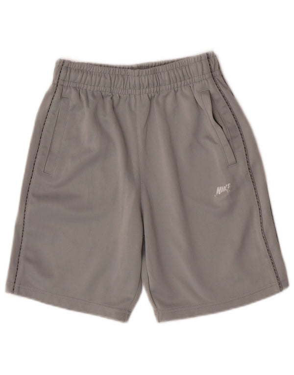 Nike Boys Graphic Sport Shorts 12-13 Years Large Grey Polyester