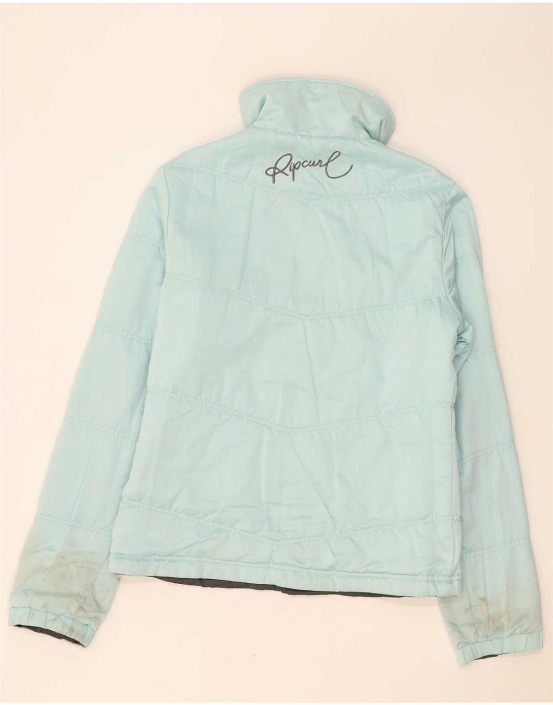 Rip Curl ženska dvostruka podstavljena jakna UK 12 srednje sivi poliester