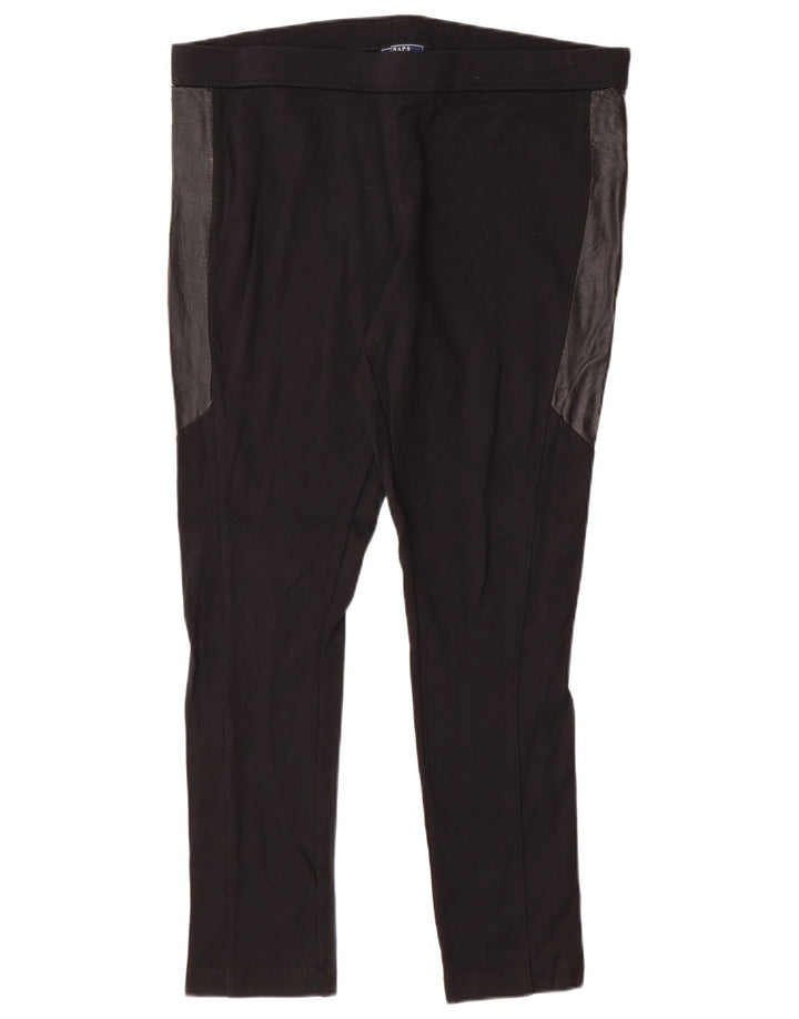 Chaps ženske tajice UK 16 velike crne viskoze u blokovima boja