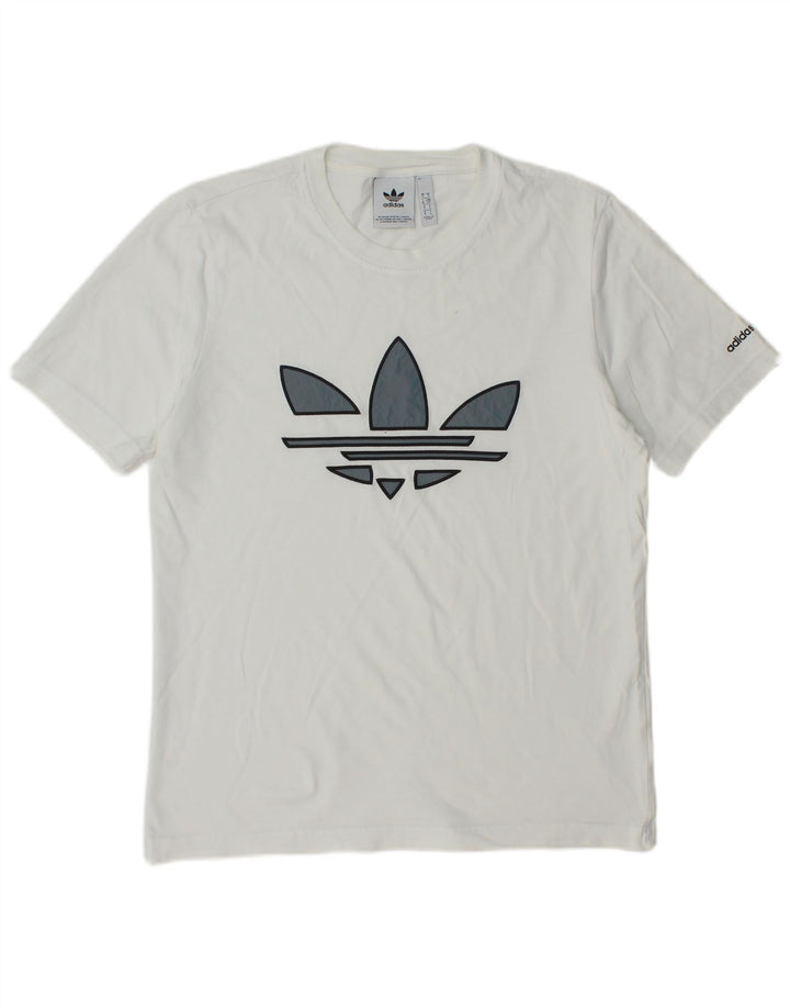 ADIDAS Muška majica kratkih rukava s grafičkim motivima, mala bijela
