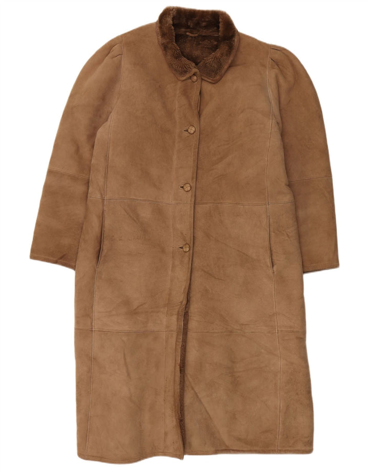 Vintage ženski kaput od šišmiša UK 16 veliki bež